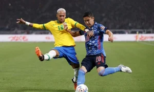 Brasil vence Japão com gol solitário de Neymar
