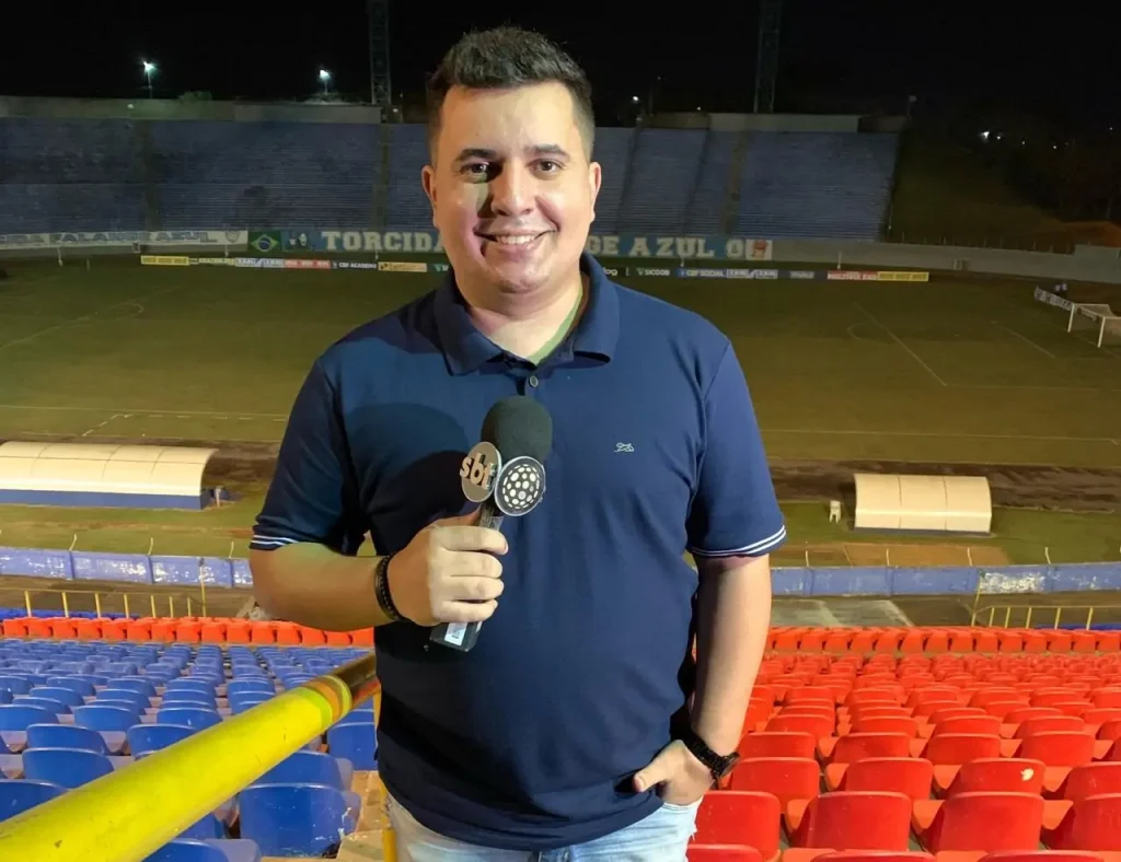 De estagiário a repórter de TV, é o esporte na veia