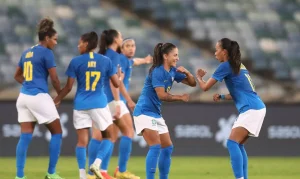 Seleção Feminina goleia Africa do Sul