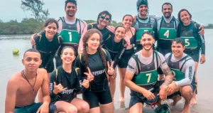 Londrina vence mais uma etapa e é campeã brasileira de Caiaque Polo