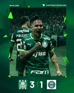 Palmeiras afunda ainda mais o Coritiba