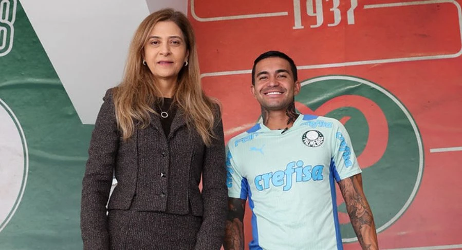 Dudu falta a audiência na Justiça e Leila Pereira diz que ele foi covarde