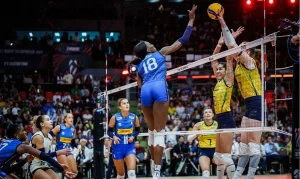 Seleção feminina de vôlei perde para Itália e vai buscar o bronze