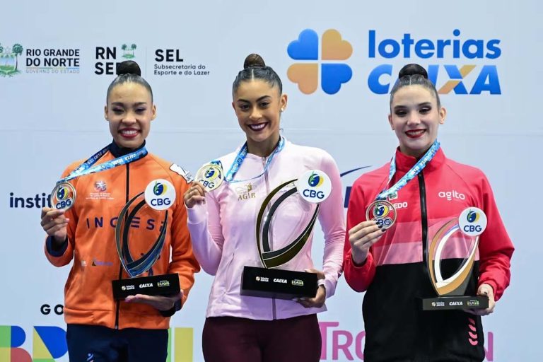 Paranaense Bárbara Domingos conquista o primeiro lugar individual geral no Brasileiro de Ginástica Rítmica