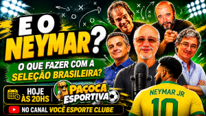E o Neymar? Carreira na seleção encerrada? Para onde caminha o futebol brasileiro. Veja no Paçoca Esportiva