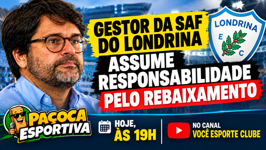 O que será do Londrina Esporte Clube? Guilherme Bellintani explica e os jornalistas do VEC comentam